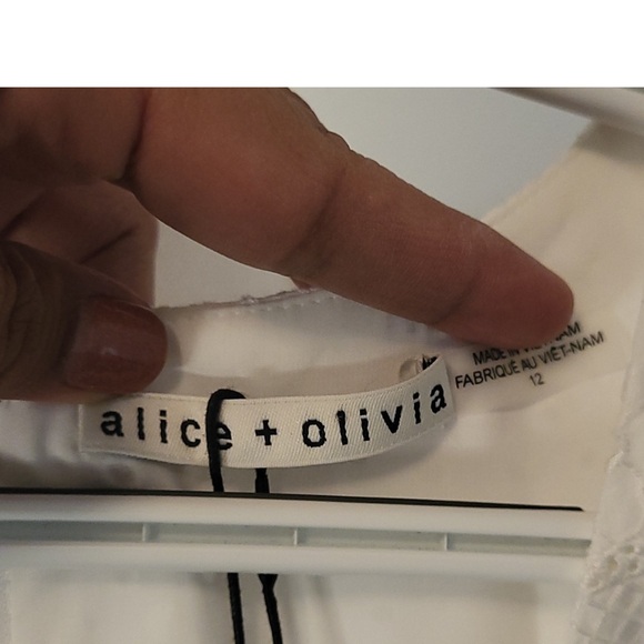 ALICE + OLIVIA PLUNGE NECKLINE ROMPER - Picture 5 of 8